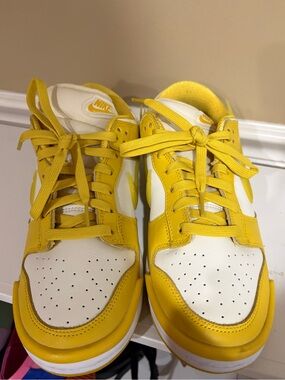 Nike Dunk Low Twist in Yellow and White Low-Top Sneakers